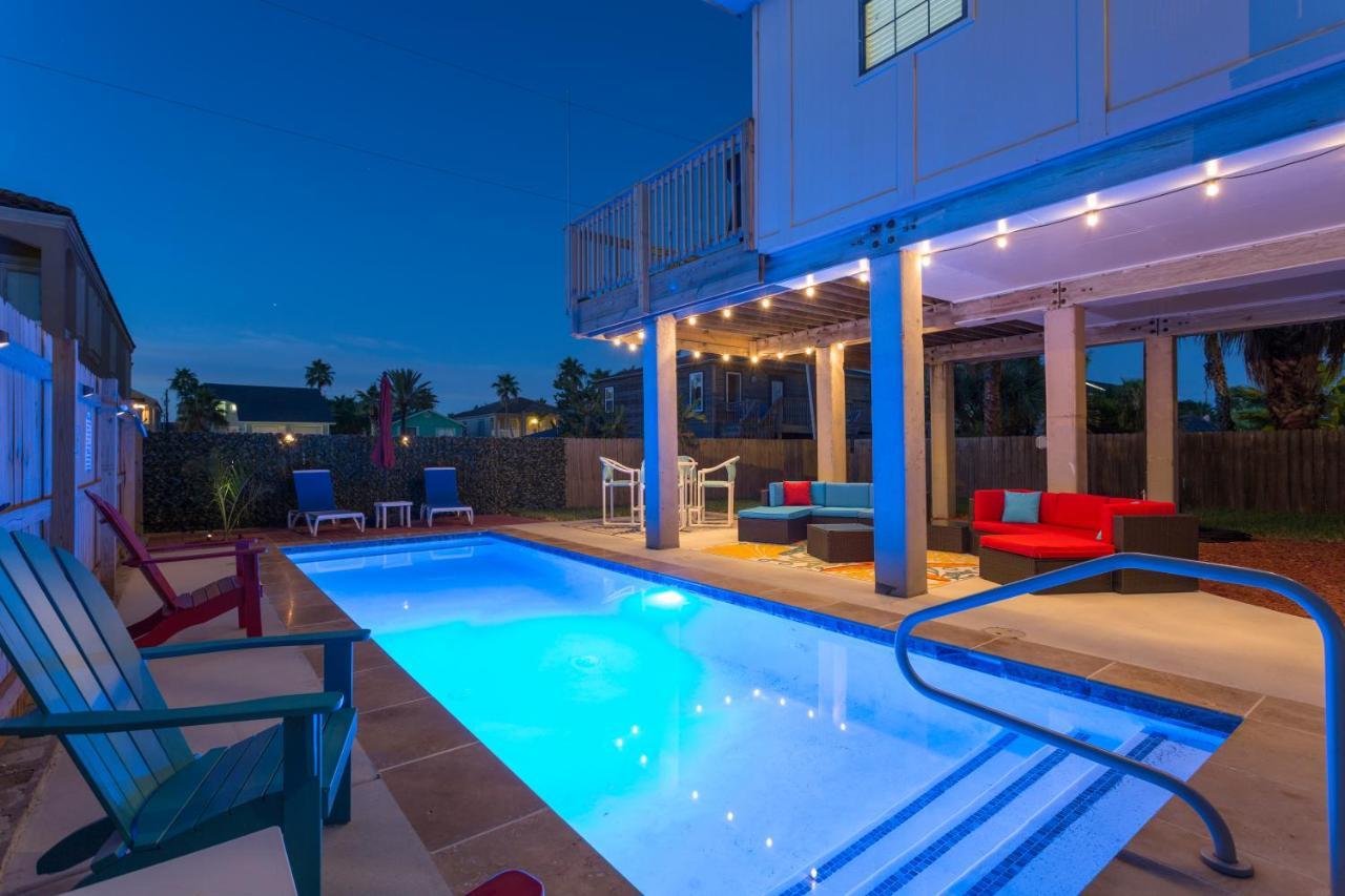 House Of Neptune Steps From The Sea And Private Pool South Padre Island Exterior photo