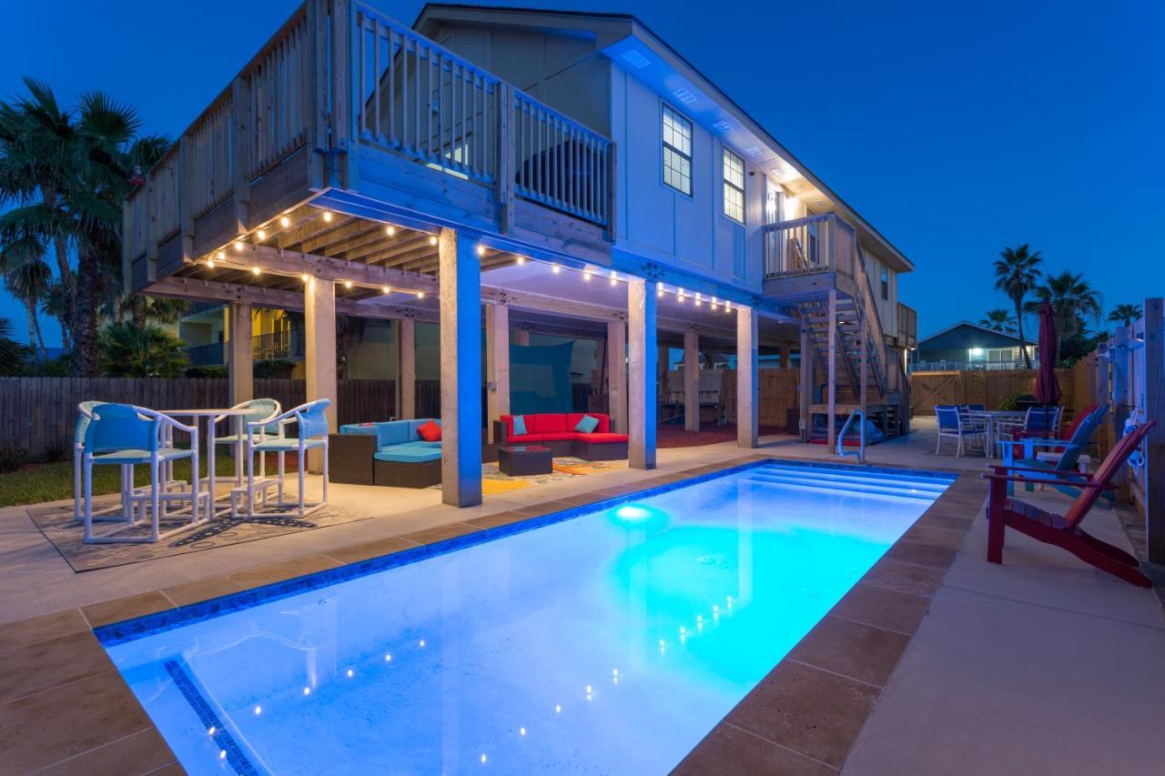 House Of Neptune Steps From The Sea And Private Pool South Padre Island Exterior photo